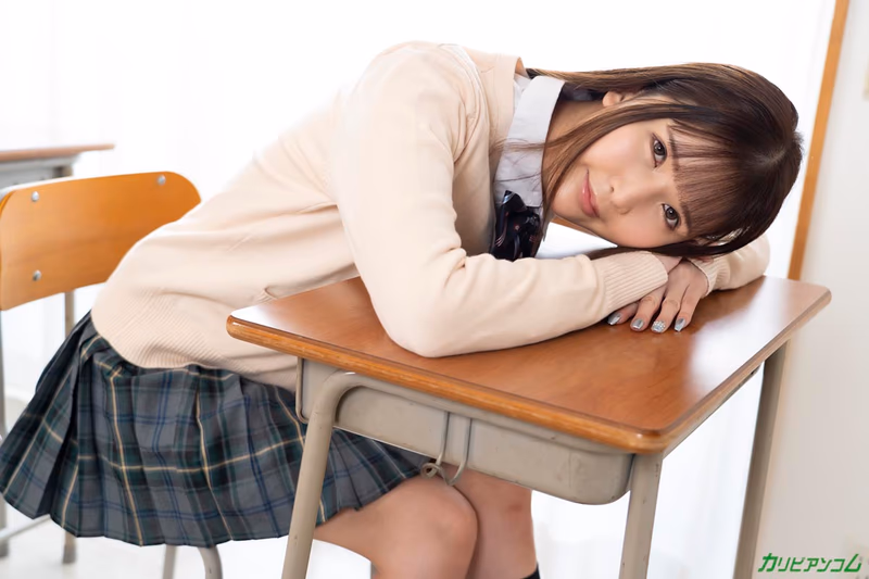 Ōsawa Maria - Let's Cum at School! - Secret School Sex with Top-Tier School Caste Girlfriend sample image 3