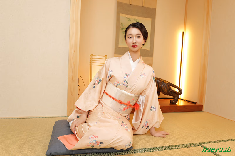 Konno Saki - Breaking in Saki Konno - Depraved Training of a Masochist in Traditional Dress sample image 3