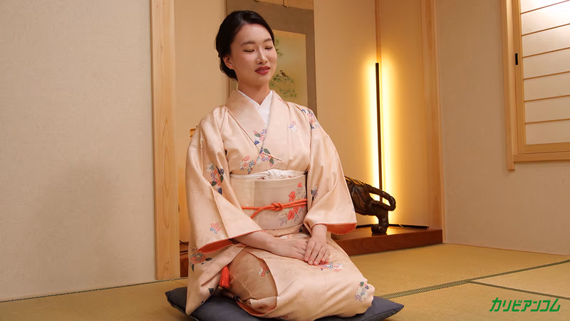 Konno Saki - Breaking in Saki Konno - Depraved Training of a Masochist in Traditional Dress sample image 5