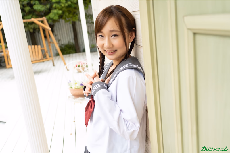 Natsume Rinka - Sexual Youth - Innocent-Faced Black Hair Schoolgirl sample image 2