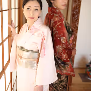 Kimono Beauty x2 Mature 3P Creampie Barrage!