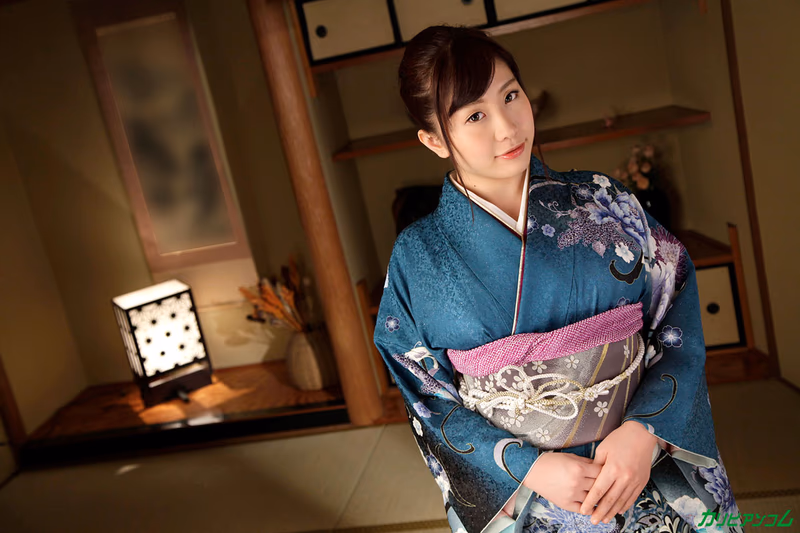 Ayane Sakurai - Furisode Bondage Toy Torture! Disheveled Bouncing Tits! sample image 1