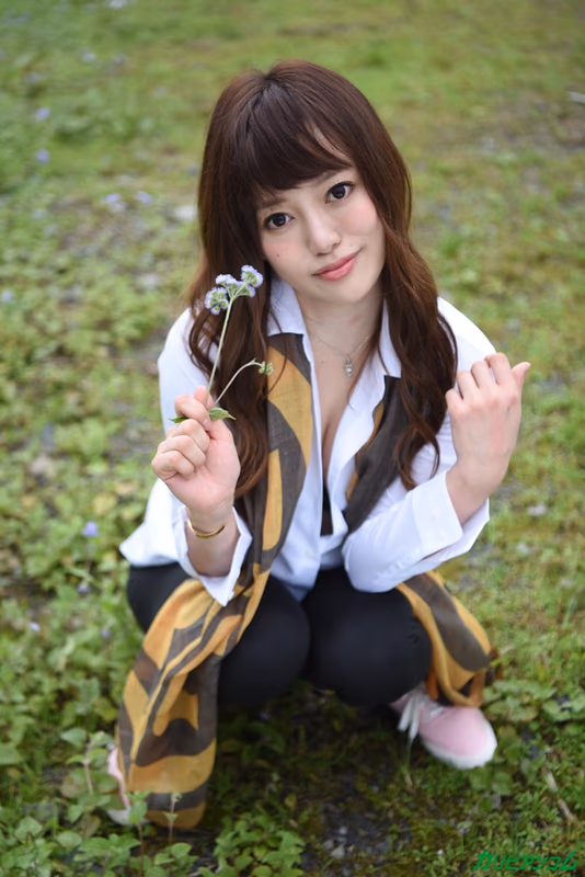 Shirakawa Mai - Live Chat Interrupted by Big Dick Old Man - Creampie Sex Live Stream sample image 1