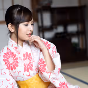 Beautiful Woman in Yukata