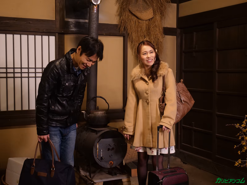 Izumi Miya - Married Woman Affair Trip ~Let's Call Hubby While Sucking Dick~ sample image 9