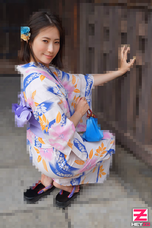 Shinshiro Yui - Creampie with a perverted girl in yukata talking dirty sample image 1
