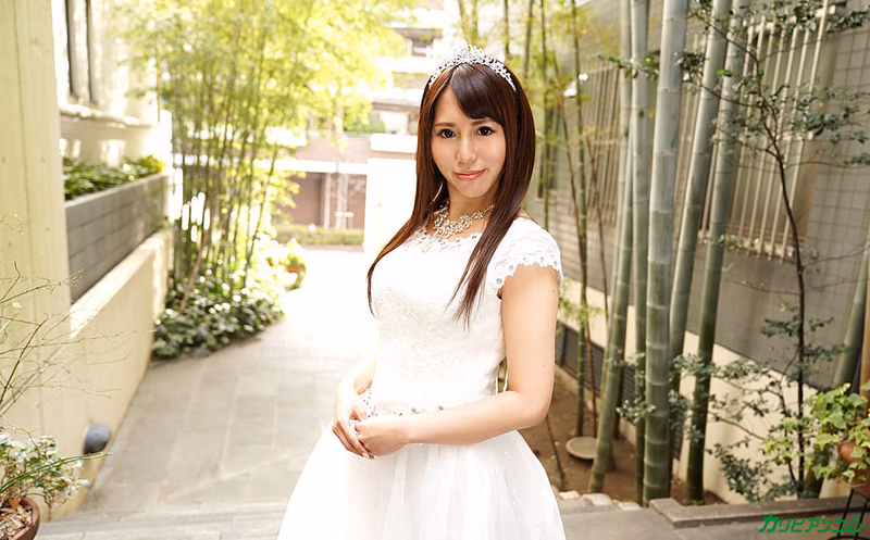 Sakura Miyuki - Pushover Bride - Creampie NTR with the Wedding Dress Consultant the Night Before the Ceremony sample image 2
